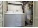 Efficient laundry area with a washer, dryer, and water heater for your convenience at 3632 Leyden St, Denver, CO 80207