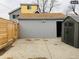 Garage exterior with side storage shed at 4428 Perry St, Denver, CO 80212