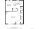 First floor plan featuring an open-concept living room, dining area, kitchen, and bathroom at 1188 S Troy St, Aurora, CO 80012