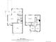 Two-story home floor plan; first floor includes living room, kitchen, and garage; second floor includes bedrooms and bathrooms at 5780 Raleigh Cir, Castle Rock, CO 80104