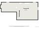 Basement floor plan showing a large open area, staircase and small storage space at 3317 S Elkhart St, Aurora, CO 80014