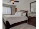 Cozy bedroom with carpet, window, and dresser with mirror at 23500 Bent Oaks Way, Parker, CO 80138