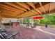 Covered patio with outdoor seating, perfect for entertaining at 6862 Independence Ct, Arvada, CO 80004