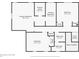 Second-floor floor plan featuring bedrooms, bathrooms, and closet spaces, offering a functional layout at 6862 Independence Ct, Arvada, CO 80004