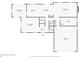 Detailed floor plan of the home's main level, highlighting the layout of the rooms at 6862 Independence Ct, Arvada, CO 80004