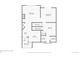 Floor plan of the first floor featuring a living room, dining room, kitchen, office, laundry room, and half bath at 11862 W Stanford Pl, Morrison, CO 80465