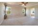Spacious main bedroom with carpet and ceiling fan at 13699 Pecos Loop, Broomfield, CO 80023
