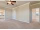 Main bedroom with access to en-suite bathroom and hallway at 13699 Pecos Loop, Broomfield, CO 80023