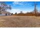 Expansive backyard featuring a wooden fence, mature tree, and ample space for outdoor activities at 801 S Leyden St, Denver, CO 80224