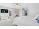 Bedroom with large closet and TV at 3087 Black Canyon Way, Castle Rock, CO 80109