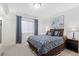 Spacious bedroom with a queen bed and window coverings at 3087 Black Canyon Way, Castle Rock, CO 80109