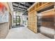 Contemporary lobby featuring an elevator and stylish wood paneling at 3575 Chestnut Pl # 406, Denver, CO 80216