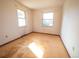 Bedroom with two windows and wood floor at 1501 E Caley Ave, Centennial, CO 80121