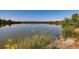 Scenic lake view with clear blue sky and reflection of trees along the water's edge at 2028 Perry St, Denver, CO 80212