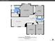 Detailed floorplan showing the upper level with bedrooms and bathrooms in a clear layout at 8838 S Dudley St, Littleton, CO 80128