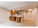 Finished basement with custom desk at 468 English Sparrow Trl, Highlands Ranch, CO 80129