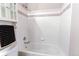 Tile surround bathtub at 468 English Sparrow Trl, Highlands Ranch, CO 80129