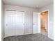 Bedroom with closet, neutral paint and carpet at 468 English Sparrow Trl, Highlands Ranch, CO 80129