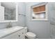 Recently renovated bathroom with modern fixtures and new tile at 5031 Upton Ct, Denver, CO 80239