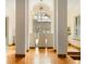 Formal dining area with hardwood floors and a chandelier at 590 Cumberland Rd, Larkspur, CO 80118