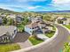 Scenic aerial view of a charming home nestled in a well-maintained residential community at 5238 Gould Cir, Castle Rock, CO 80109