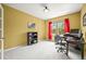 Bright office space with neutral carpet, a desk, a comfortable chair, and a window at 5238 Gould Cir, Castle Rock, CO 80109