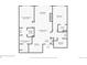 Detailed floor plan shows layout of rooms, including the kitchen, bathroom, bedrooms, and living room at 9019 E Panorama Cir # D207, Englewood, CO 80112