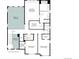 Second-floor plan highlights the bedrooms, bathrooms, laundry, and closet layout of the home at 6341 Las Palmas Pt, Parker, CO 80134