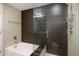 Modern bathroom features a soaking tub and a glass-enclosed shower at 891 14Th St # 3415, Denver, CO 80202
