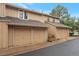 Exterior view of the townhouse garages showing multiple car capacity at 11894 Elk Head Range Rd, Littleton, CO 80127