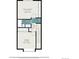 Upstairs floor plan features a primary bedroom, bathroom, laundry room, and second bedroom at 1100 S Waco St # G, Aurora, CO 80017