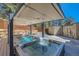 Outdoor hot tub featuring a retractable cover and relaxing views of the community at 1559 Apex Rd, Franktown, CO 80116
