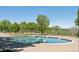 Community pool surrounded by lush greenery offering residents a refreshing outdoor amenity at 10345 Lions Heart, Lone Tree, CO 80124