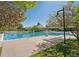 Stunning community pool with lounge chairs and beautifully maintained landscaping, perfect for relaxation and recreation at 10345 Lions Heart, Lone Tree, CO 80124