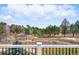 Spacious backyard with a garden and lush trees at 1330 Conifer Pl, Elizabeth, CO 80107