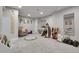 Fun playroom perfect for with playful decor, a cozy tent, and carpeted floors at 4220 S Yarrow Ct, Lakewood, CO 80235