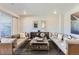 Modern living room with stylish sofas, decorative pillows, unique artwork, and elegant decor at 1768 Peak Loop, Broomfield, CO 80023