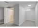 Bathroom area featuring gray walls, new carpet, recessed lighting and standing shower at 6280 Quay St, Arvada, CO 80003