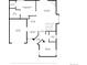 Detailed floor plan showing the layout of the living room, kitchen, bedroom and other rooms at 1972 S Carr St, Lakewood, CO 80227
