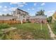 Large backyard providing plenty of space and privacy at 1425 Xavier St, Denver, CO 80204