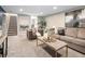 Basement Gathering room area featuring plush carpeting and comfortable seating for Gathering and friends at 1290 S Elizabeth St, Denver, CO 80210
