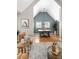 Stylish dining room with open floor plan, seamlessly flowing from living area at 1290 S Elizabeth St, Denver, CO 80210