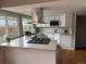 This modern kitchen offers a gas cooktop, stainless vent hood, and white cabinetry at 528 S Youngfield Ct, Denver, CO 80228
