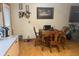 Cozy dining area adjacent to the kitchen with wood table and chairs at 3220 W 133Rd Cir, Broomfield, CO 80020