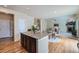 Open floor plan showcasing the granite island and the kitchen at 24288 E Brandt Ave, Aurora, CO 80016