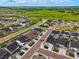 Expansive aerial view of a modern residential community with lush green spaces and well-maintained streets at 5737 Amarosa Dr, Parker, CO 80134