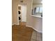 Stackable LG washer and dryer in a laundry closet at 5775 W Atlantic Pl # 103, Lakewood, CO 80227