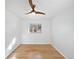 Simple bedroom with hardwood floors and large window at 385 32Nd St, Boulder, CO 80305