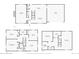 Detailed floor plan showcasing the layout of the home, including bedrooms, bathrooms, living areas, and kitchen at 10826 Claire Ln, Northglenn, CO 80234