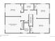 Second floor plan featuring bedrooms, closets, and bathrooms for the home at 10826 Claire Ln, Northglenn, CO 80234